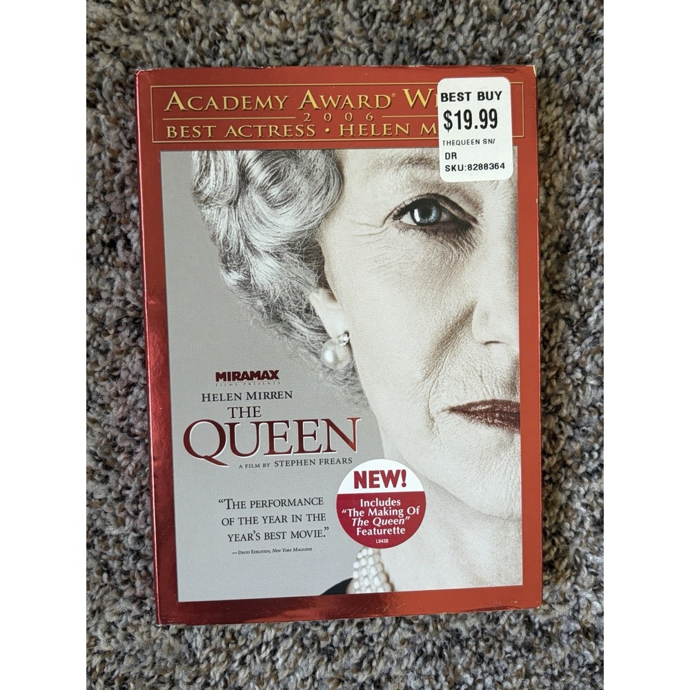 The Queen (DVD, 2007) NEW Movie Slipcover Edition Helen Mirren Miramax